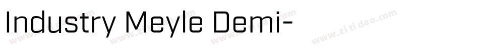 Industry Meyle Demi字体转换